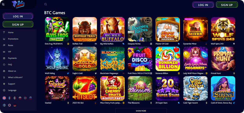 7 bit casino BTC Games
