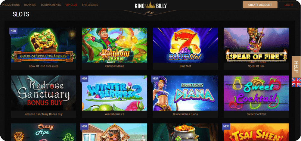 King Billy Casino Slots